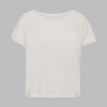 GROBUND Karen t-shirt – mælkehvid