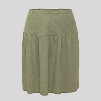Jalfe øko bomuld nederdel - Grøn - natur