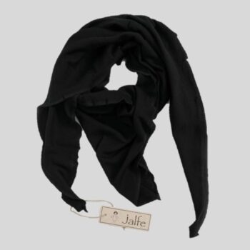 Tørklæde uld sort - Jalfe