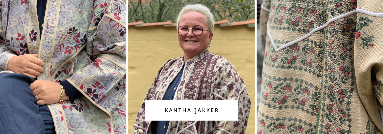 Smukke Kantha jakker i forskellige prints fra Craft Sisters
